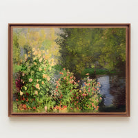 Nature's Palette A Floral and Forest Symphony Poster