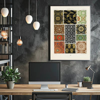 Japanese Pattern Designs Poster