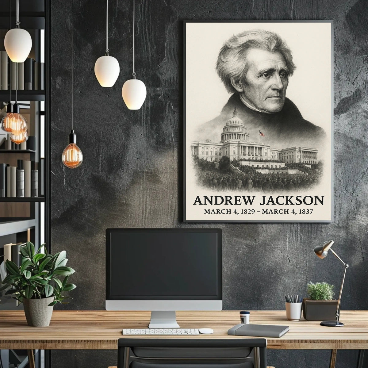Andrew Jackson 7th President of the United States Reflections Poster