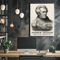 Andrew Jackson 7th President of the United States Reflections Poster