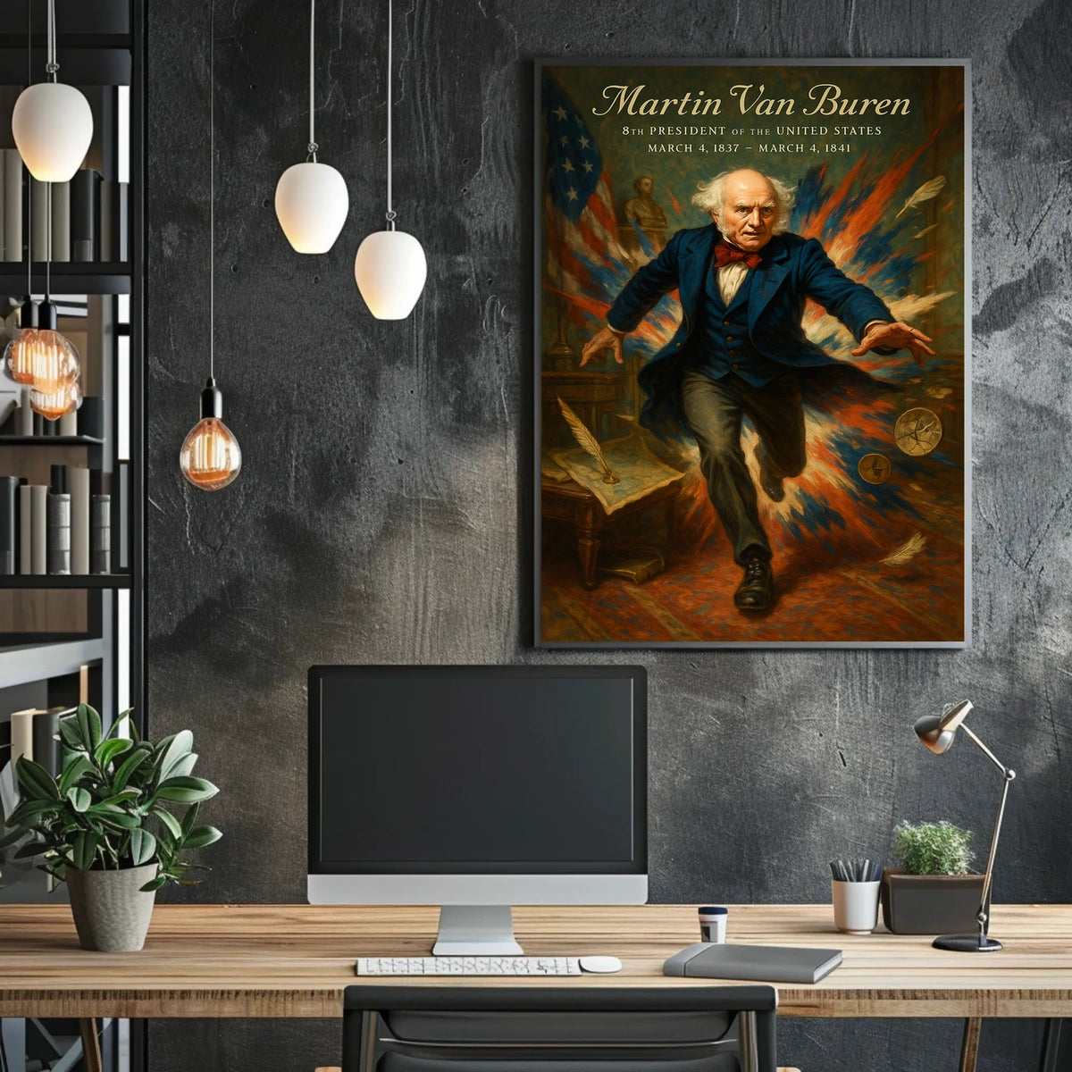 Martin Van Buren 8th President Poster