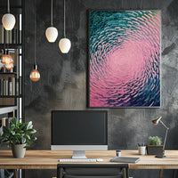 Swirling Colors Abstract Poster Art Print