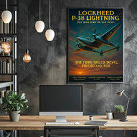 Lockheed P-38 Lightning Poster