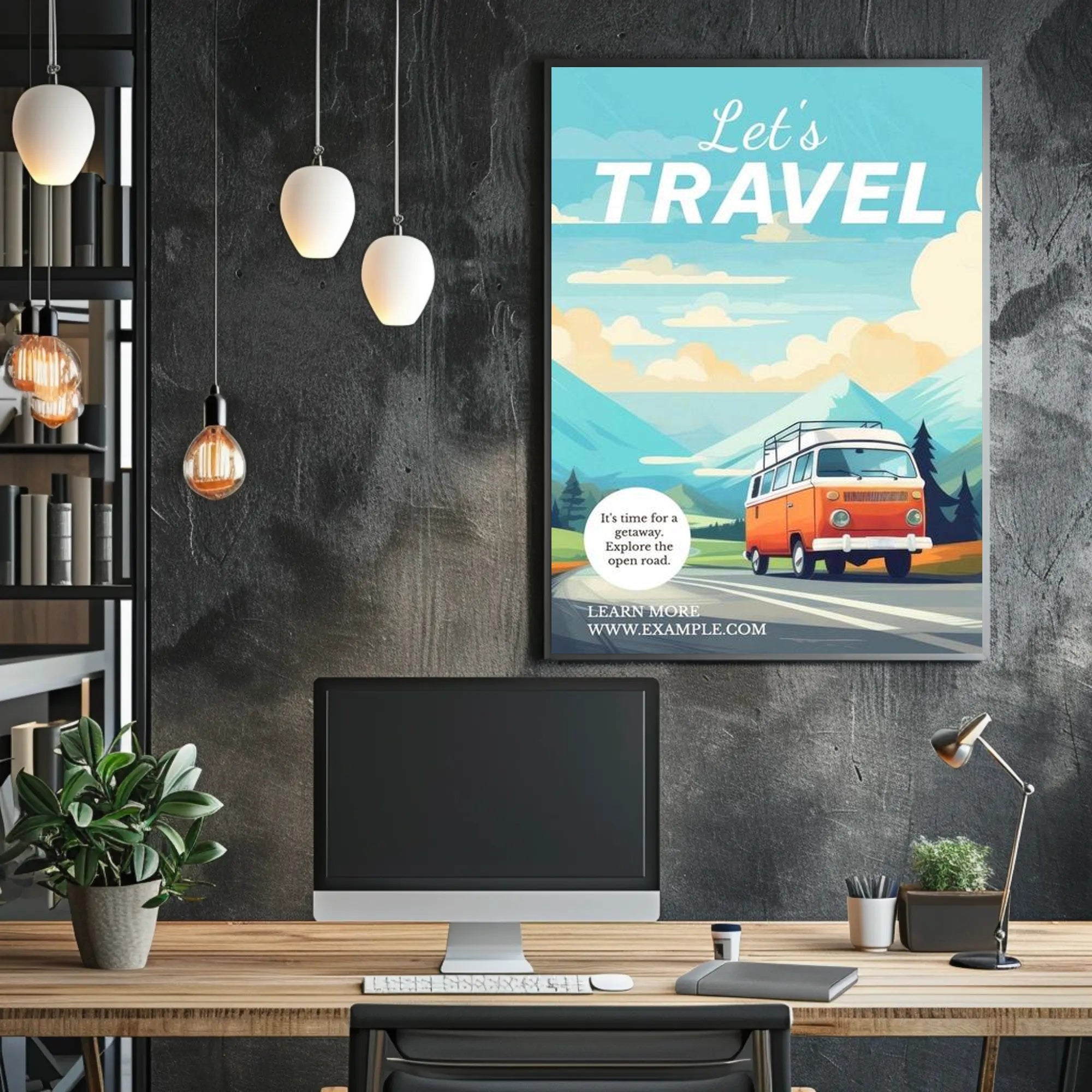 Let's Travel Poster PosterGoat