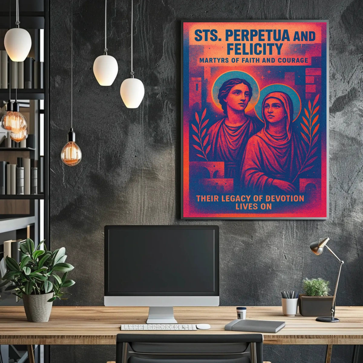 Saints Perpetua And Felicity Martyrs Poster