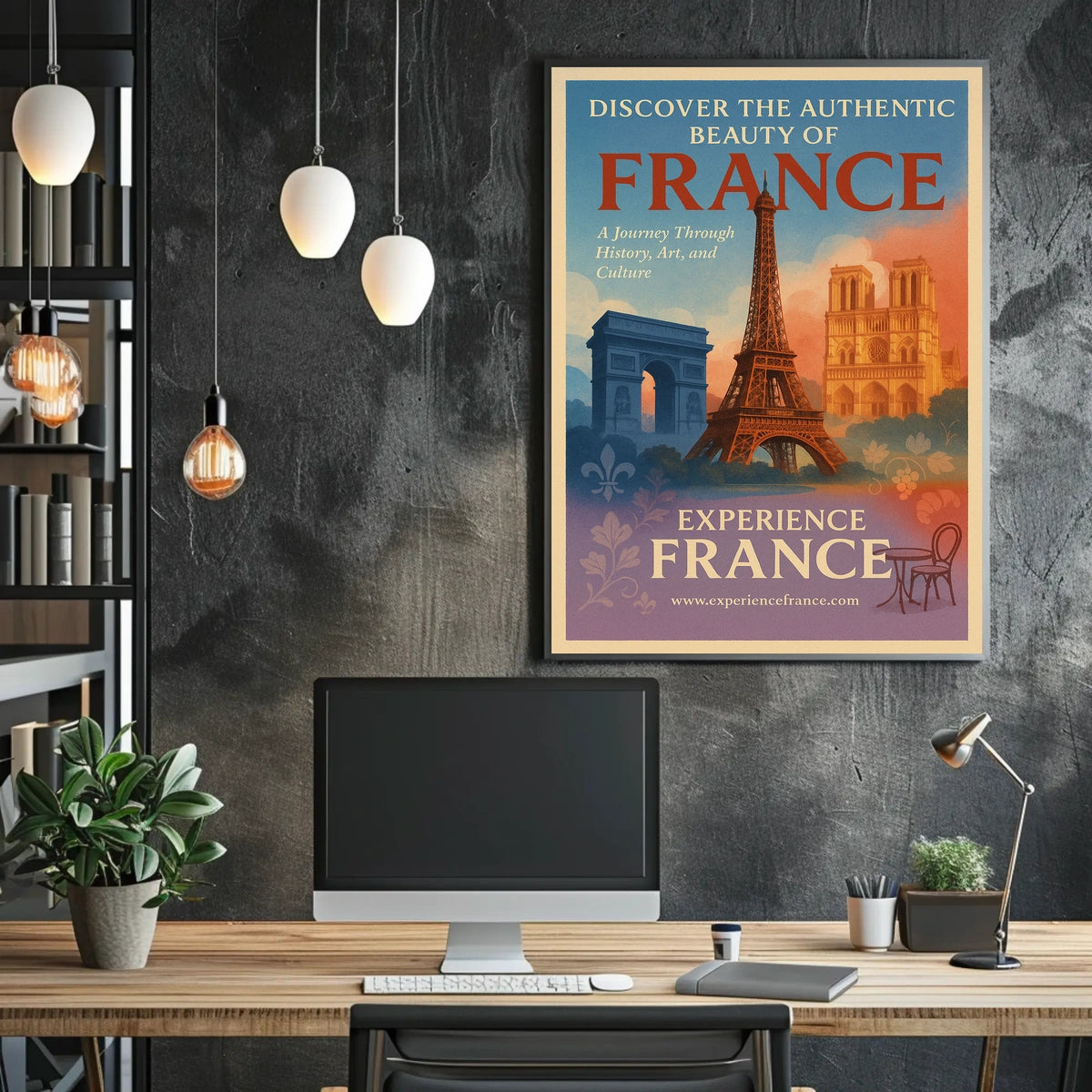 Discover The Beauty Of France Poster
