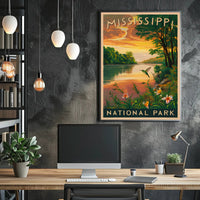 Mississippi National Park Poster