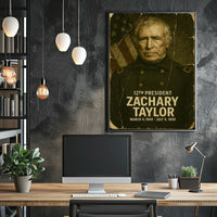 Zachary Taylor 12th President of the United States Damaged Photograph Poster