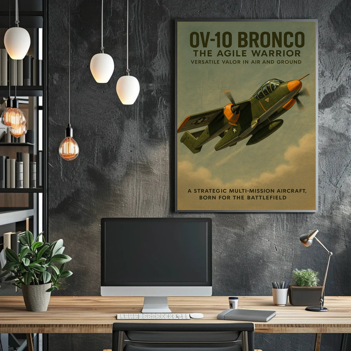OV-10 Bronco The Agile Warrior Poster