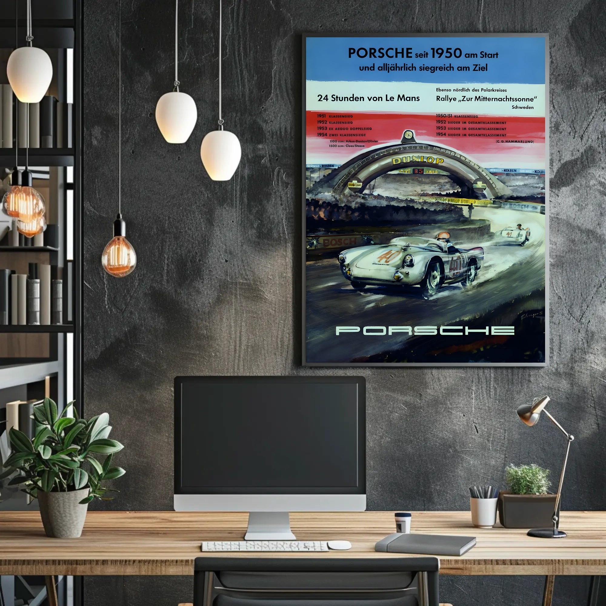 Porsche Racing Achievements Poster