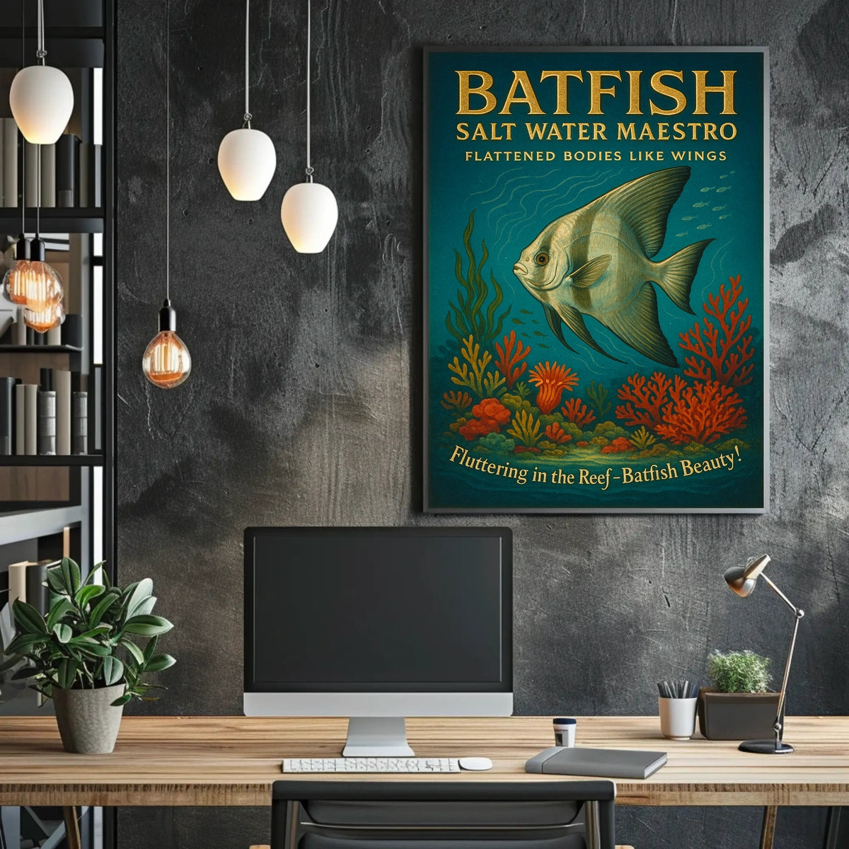 Batfish Salt Water Maestro Poster