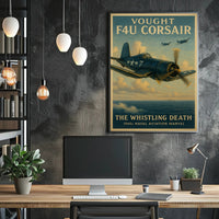 Vought F4U Corsair: The Whistling Death Poster
