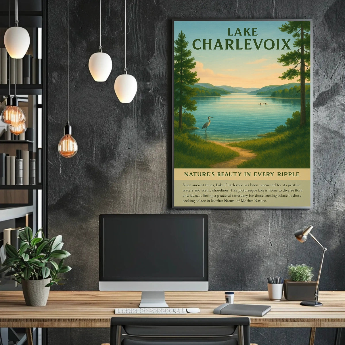 Lake Charlevoix NatureS Beauty Poster