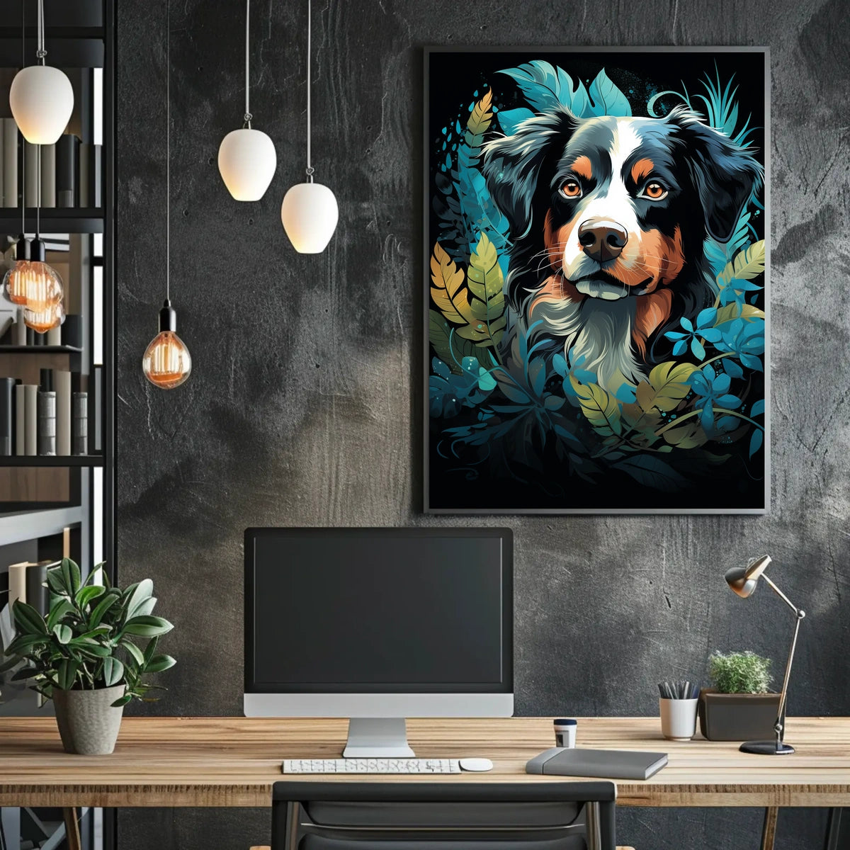Majestic Canine Portrait Poster