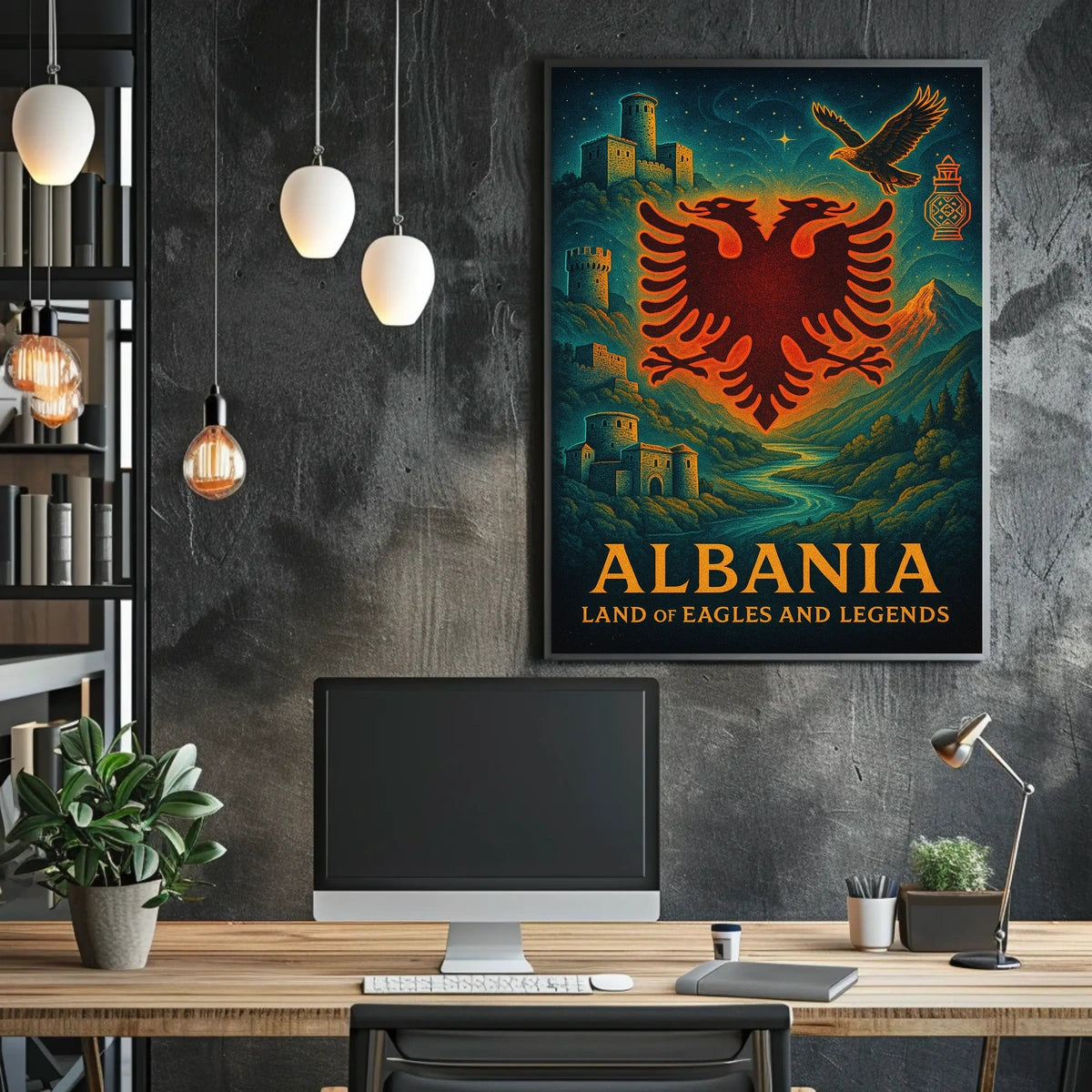 Albania Land of Eagles and Legends Poster