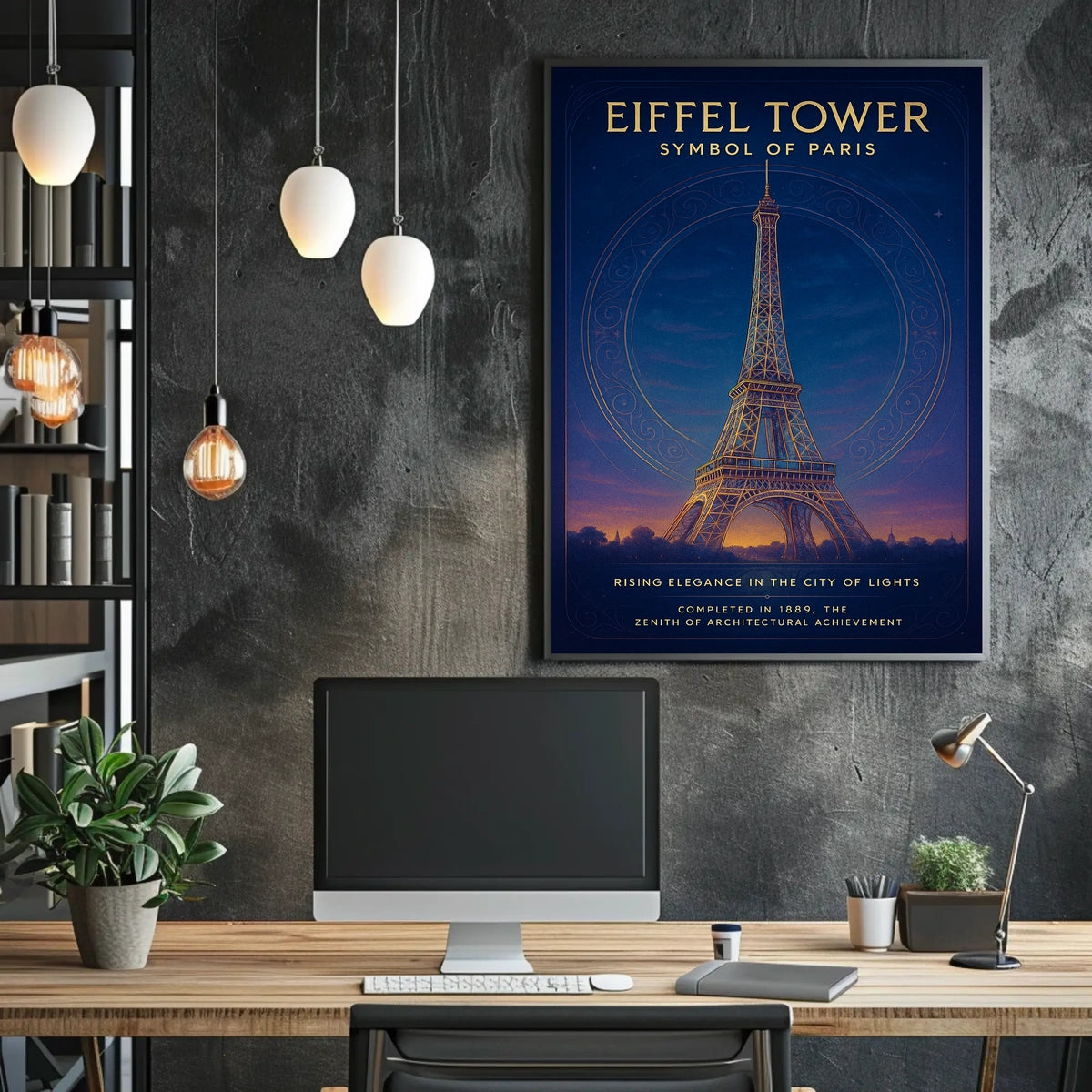 Eiffel Tower Symbol of Paris Poster
