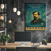 Claude Debussy The Master of Musical Impressionism Poster