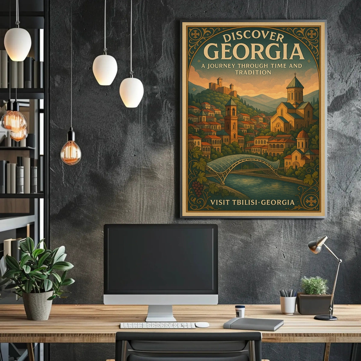 Discover Georgia A Journey Through Poster