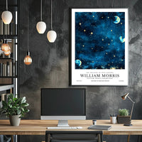 William Morris Cotton Prints Exhibition Poster