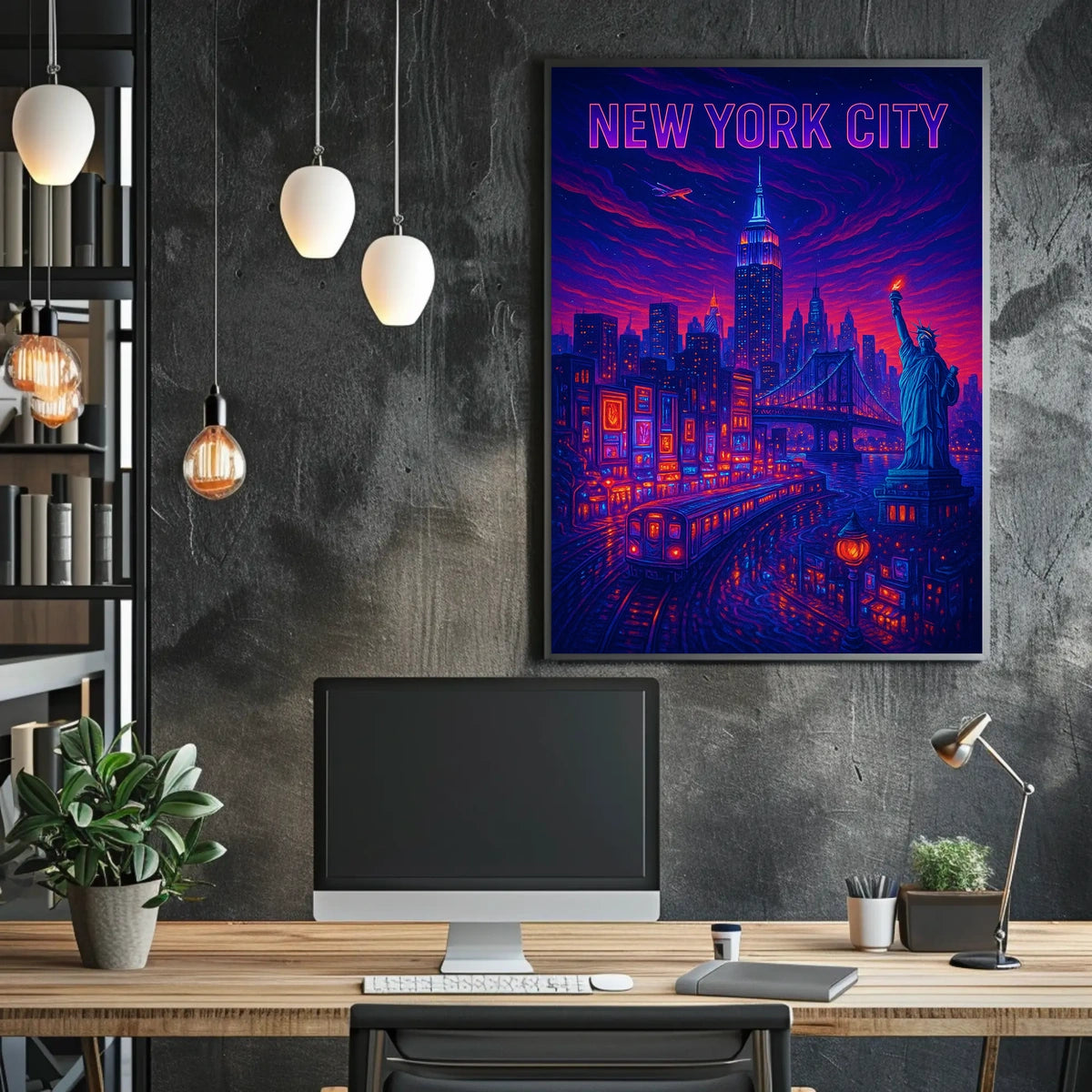 New York City Skyline Poster