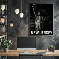New Jersey Iconic Imagery Poster