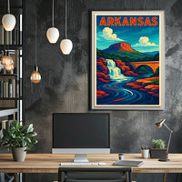 Arkansas Scenic Landscape Poster