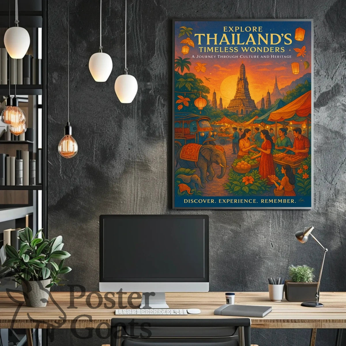 Thailand's Timeless Wonders Travel Poster