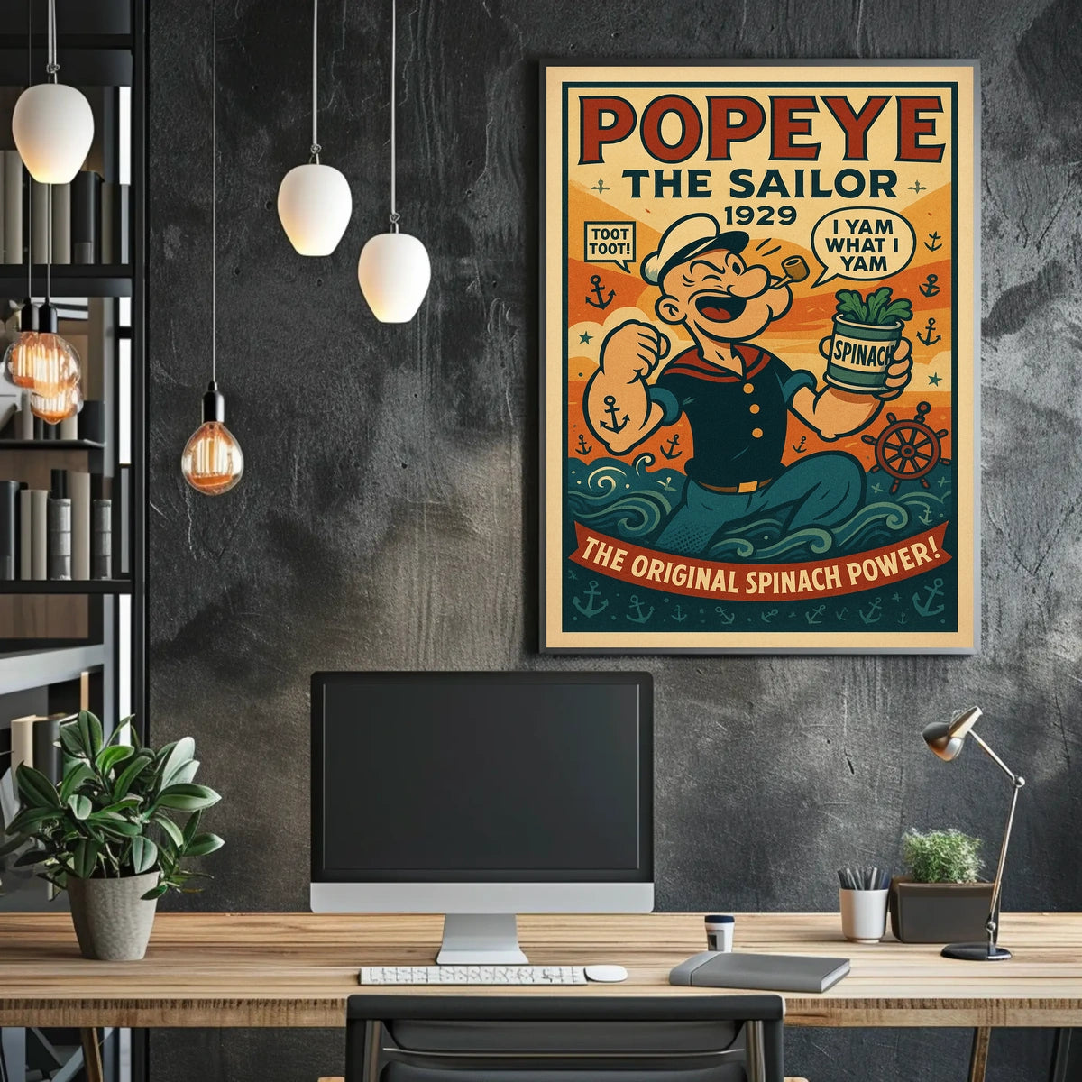 Popeye 1929 Art Poster POP-218