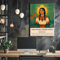 Saint Kateri Tekakwitha Poster PosterGoat