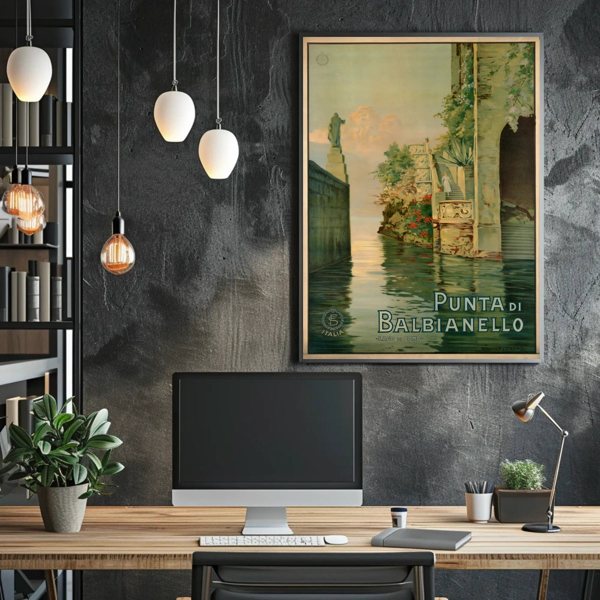 Punta Di Balbianello Lago Di Como Poster