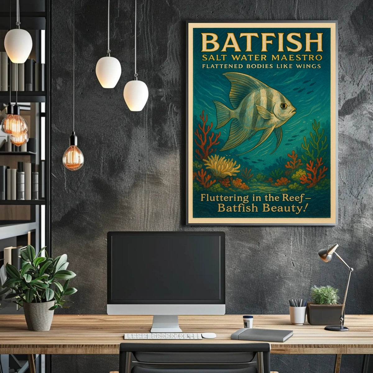 Batfish Salt Water Maestro Poster