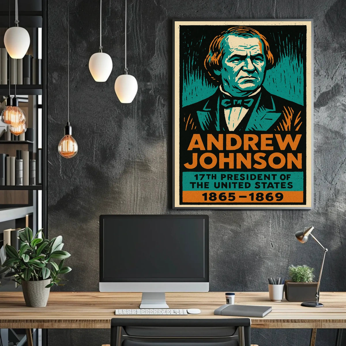 Andrew Johnson 17th President Poster