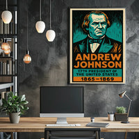 Andrew Johnson 17th President Poster