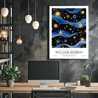 William Morris Cotton Prints Exhibition Poster