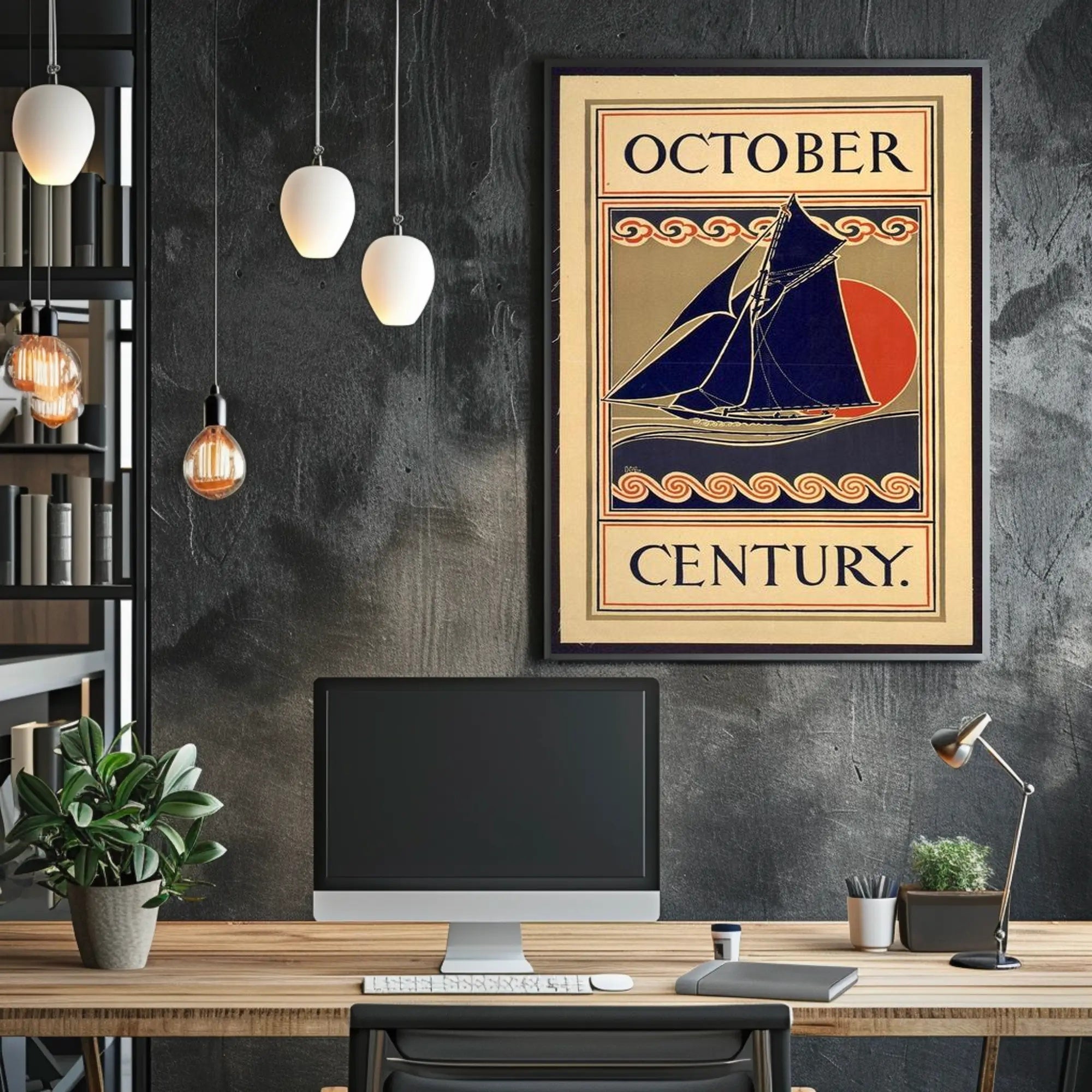 October Maritime Poster PosterGoat