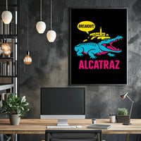 Breakout from Alcatraz Poster PosterGoat