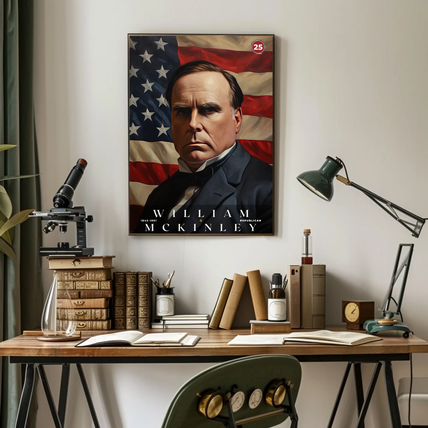 Wiliam McKinley 25th President Of The United States Portrait