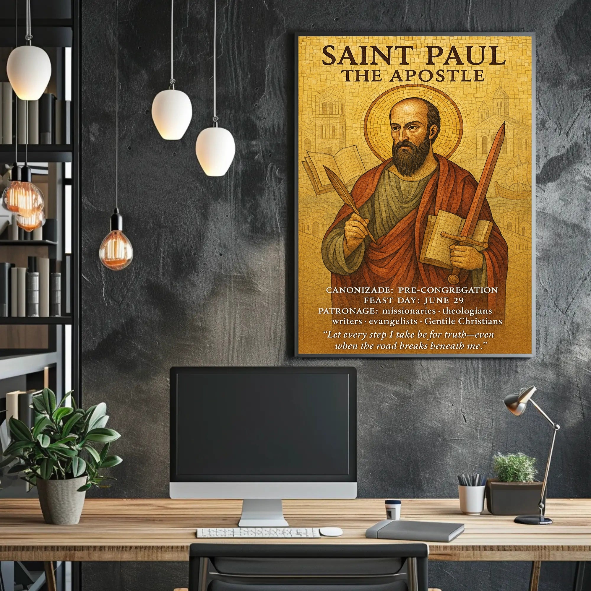 Saint Paul the Apostle Poster PosterGoat