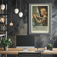 Woman's Place in War Poster PosterGoat