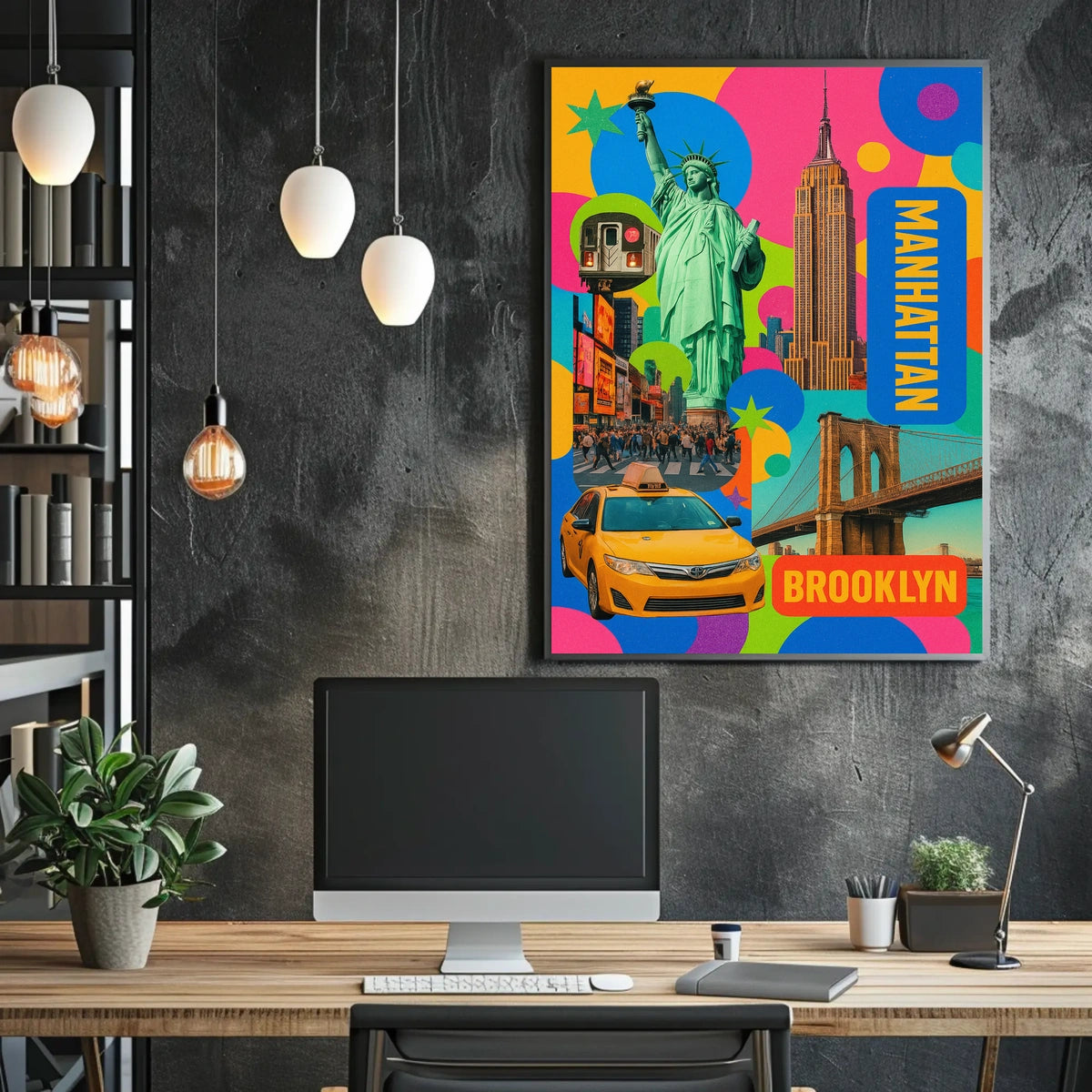 New York City Vibes Poster For Urban Wall Decor Lovers