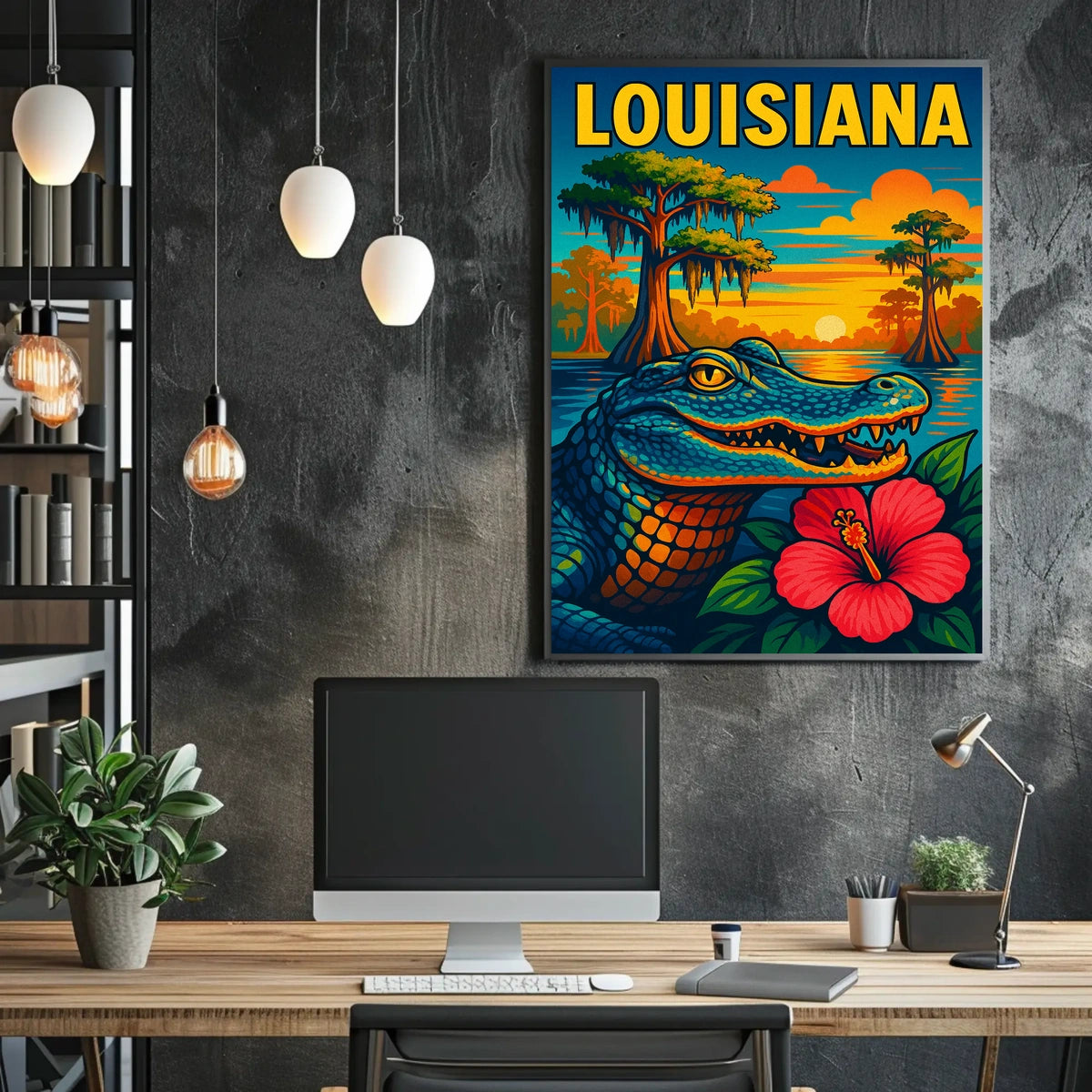 Louisiana Wildlife Poster