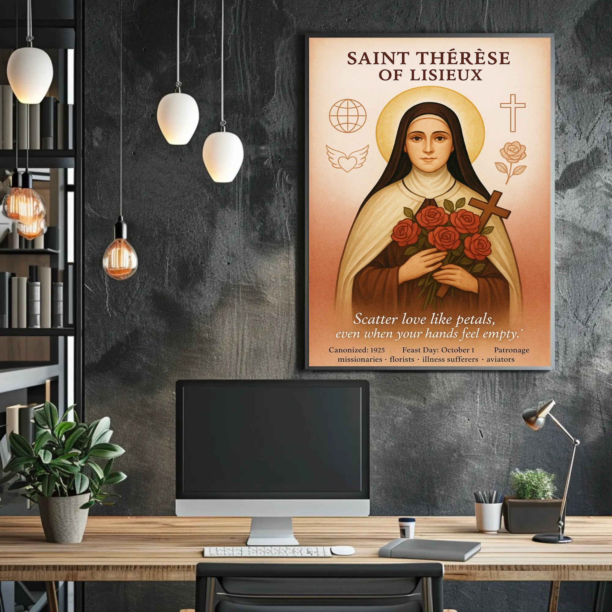 Saint Thérèse of Lisieux Poster PosterGoat