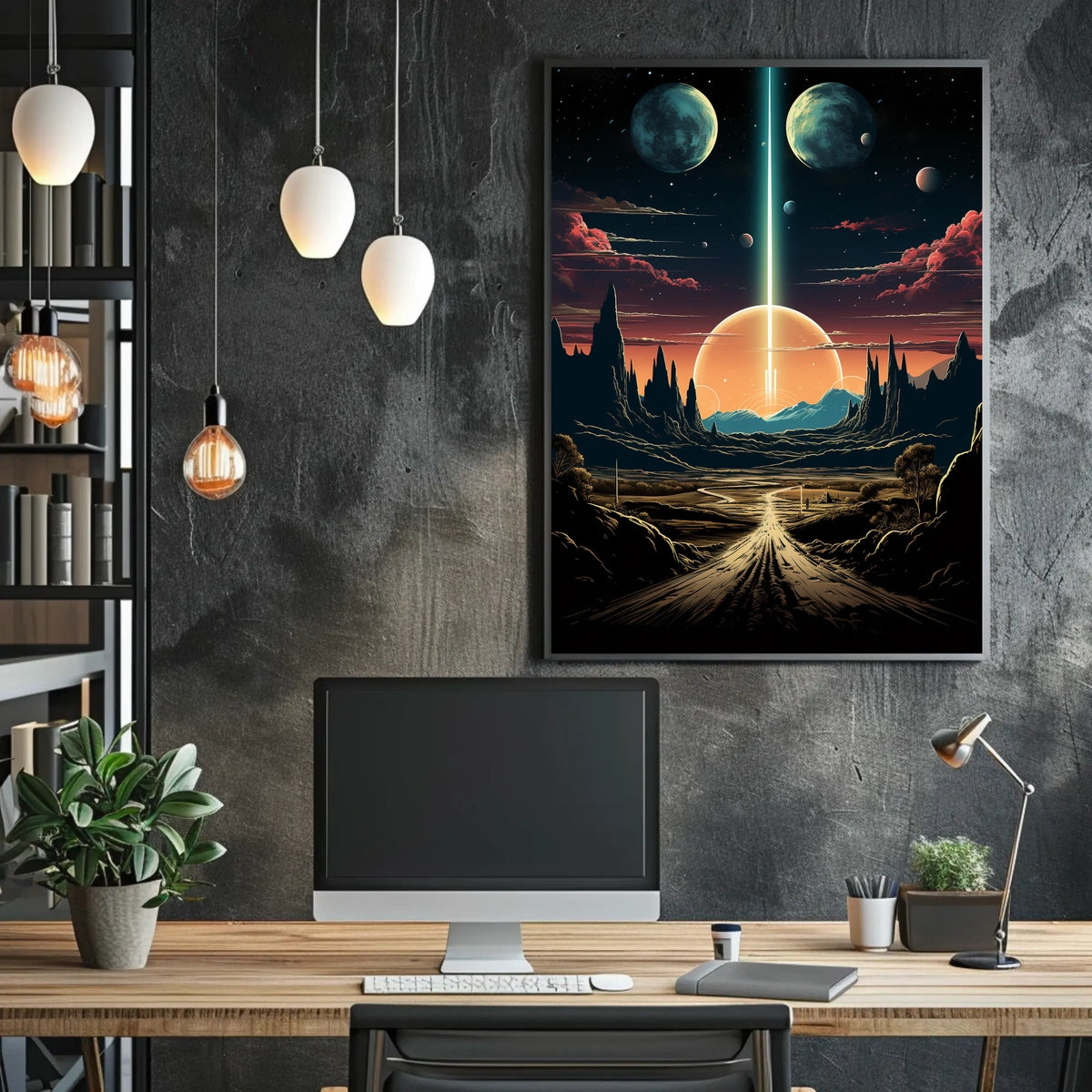 Cosmic Landscape Poster