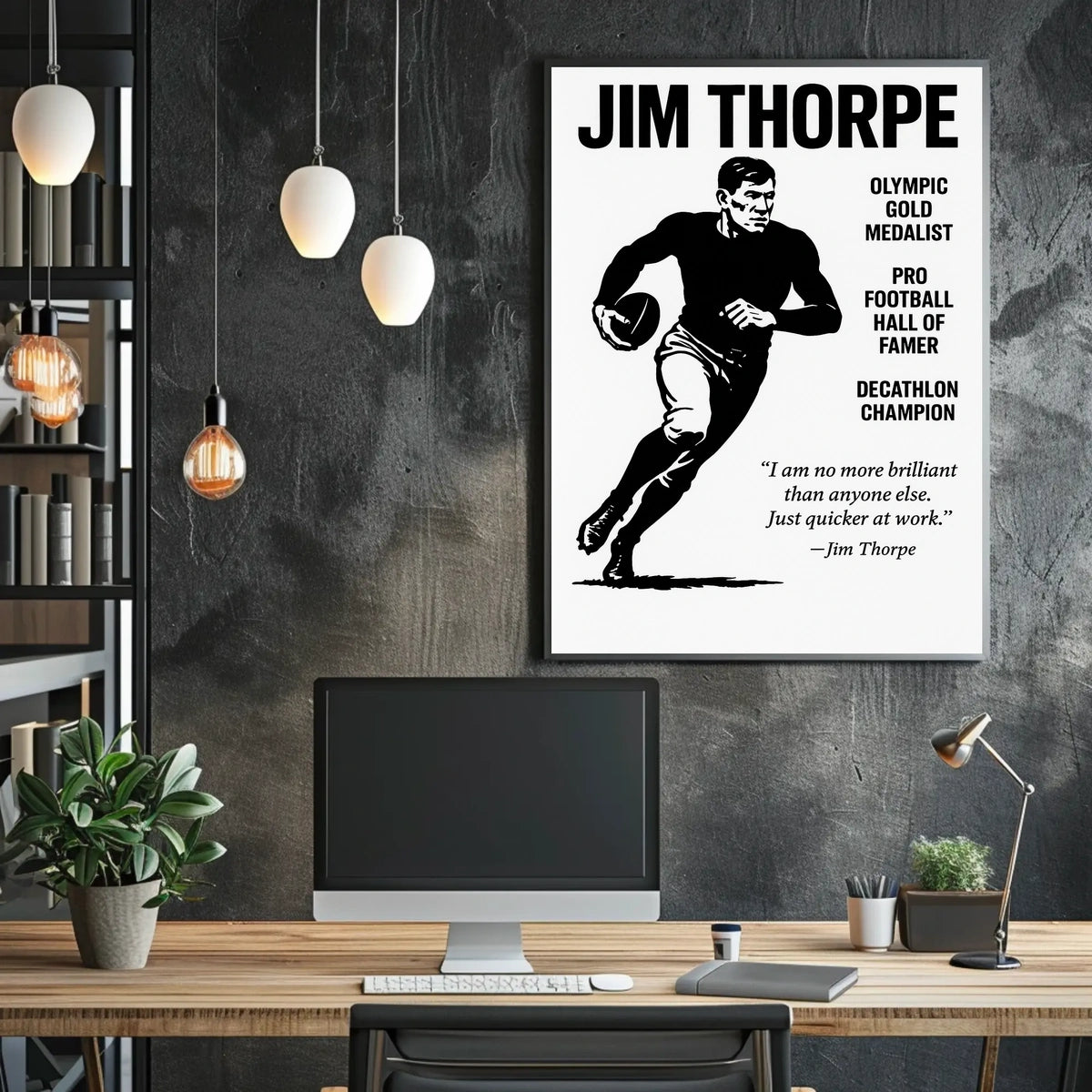 Celebrate Jim Thorpes Legacy with Our Exclusive Poster