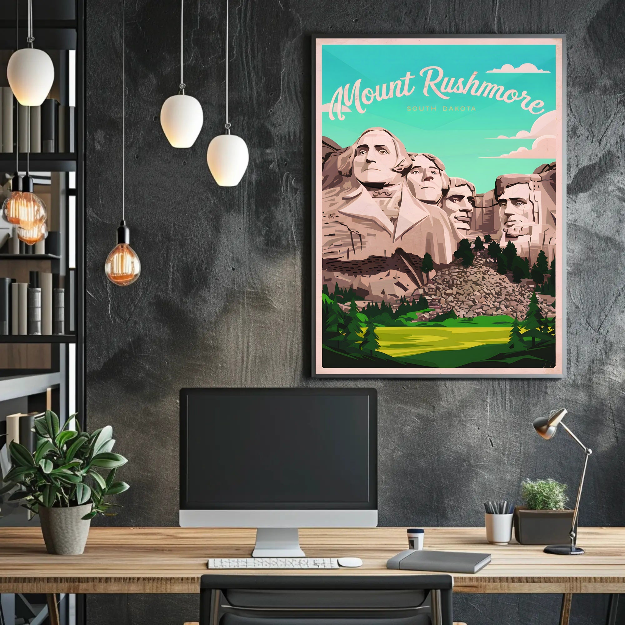 Mount Rushmore Poster