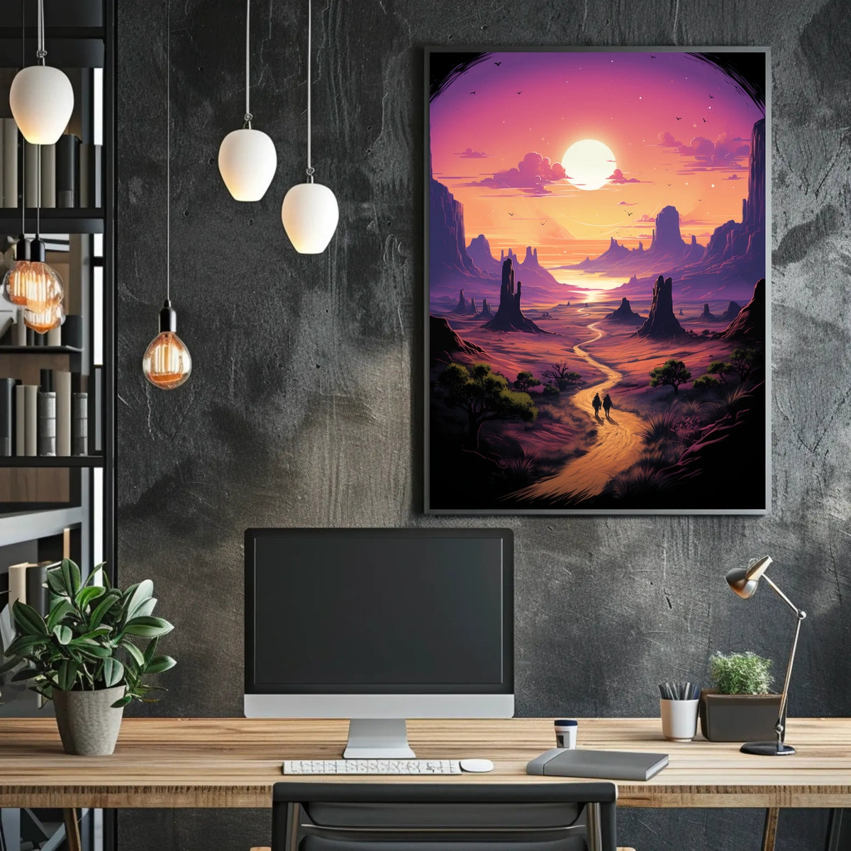 Journey Through The Painted Desert Poster
