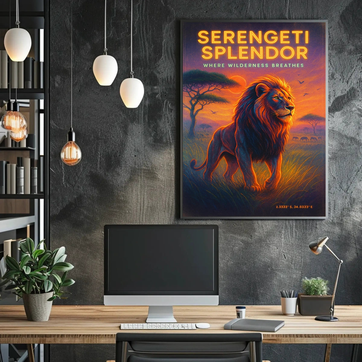 Serengeti Splendor Poster