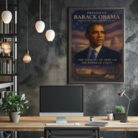Barack Obama Leadership Legacy Historical or Presidential Poster