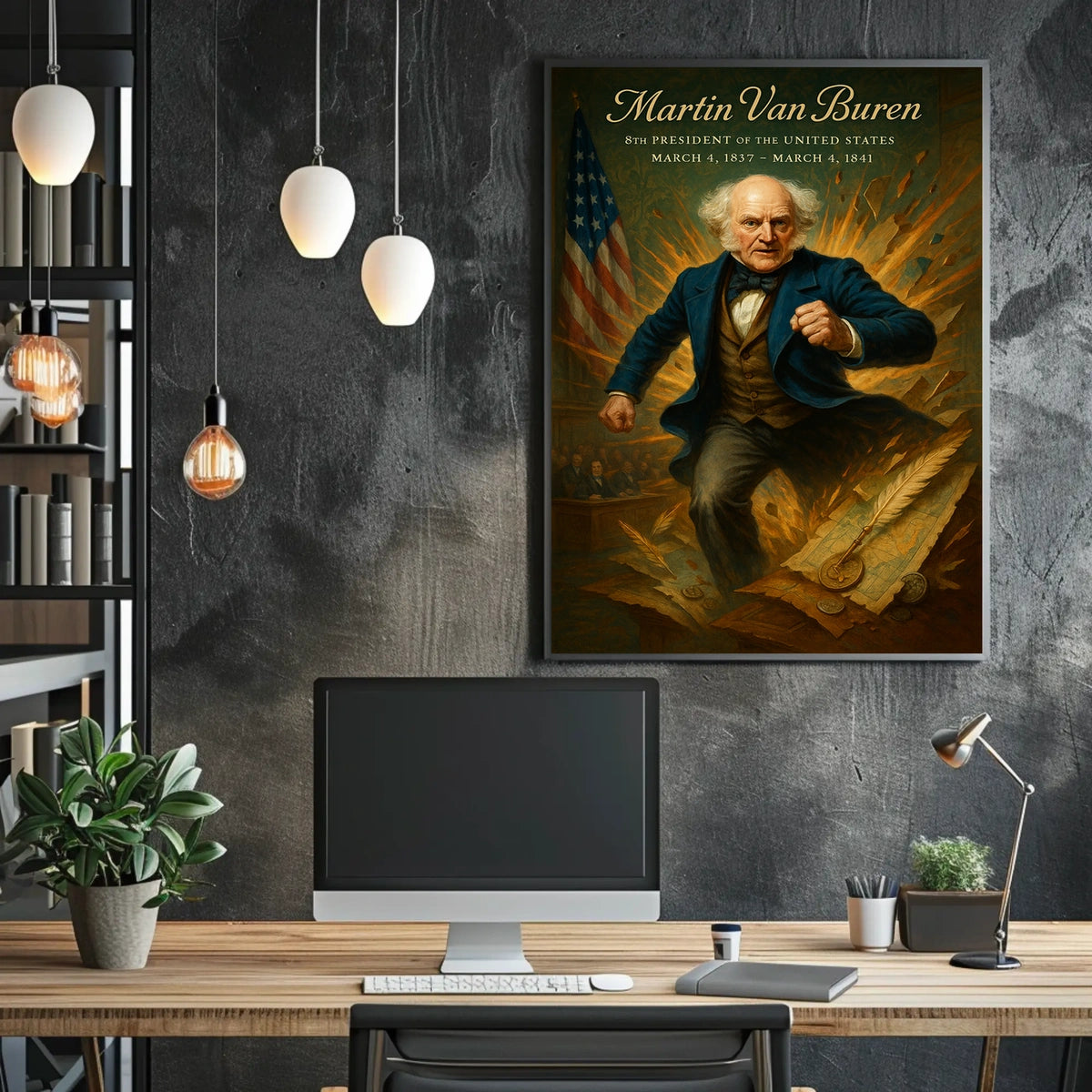 Martin Van Buren 8th President Poster