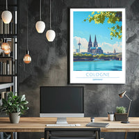 Cologne Travel Poster
